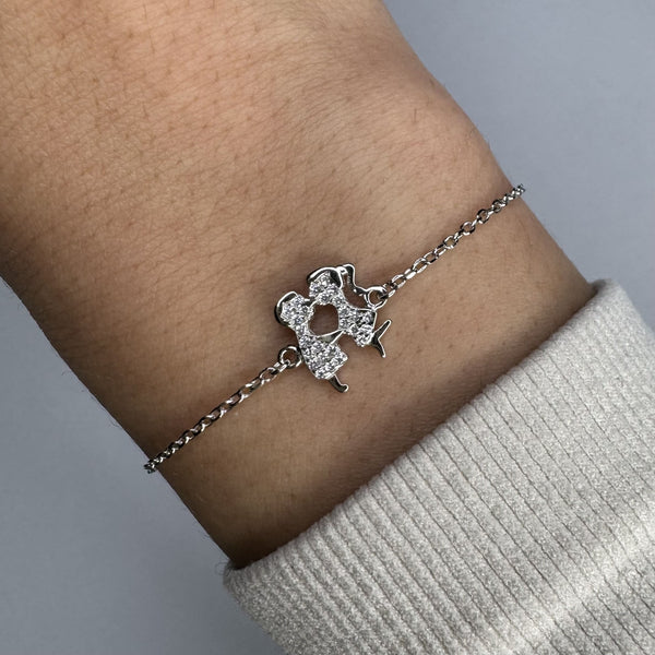 SREBRNA NARUKVICA KISS & SOUL