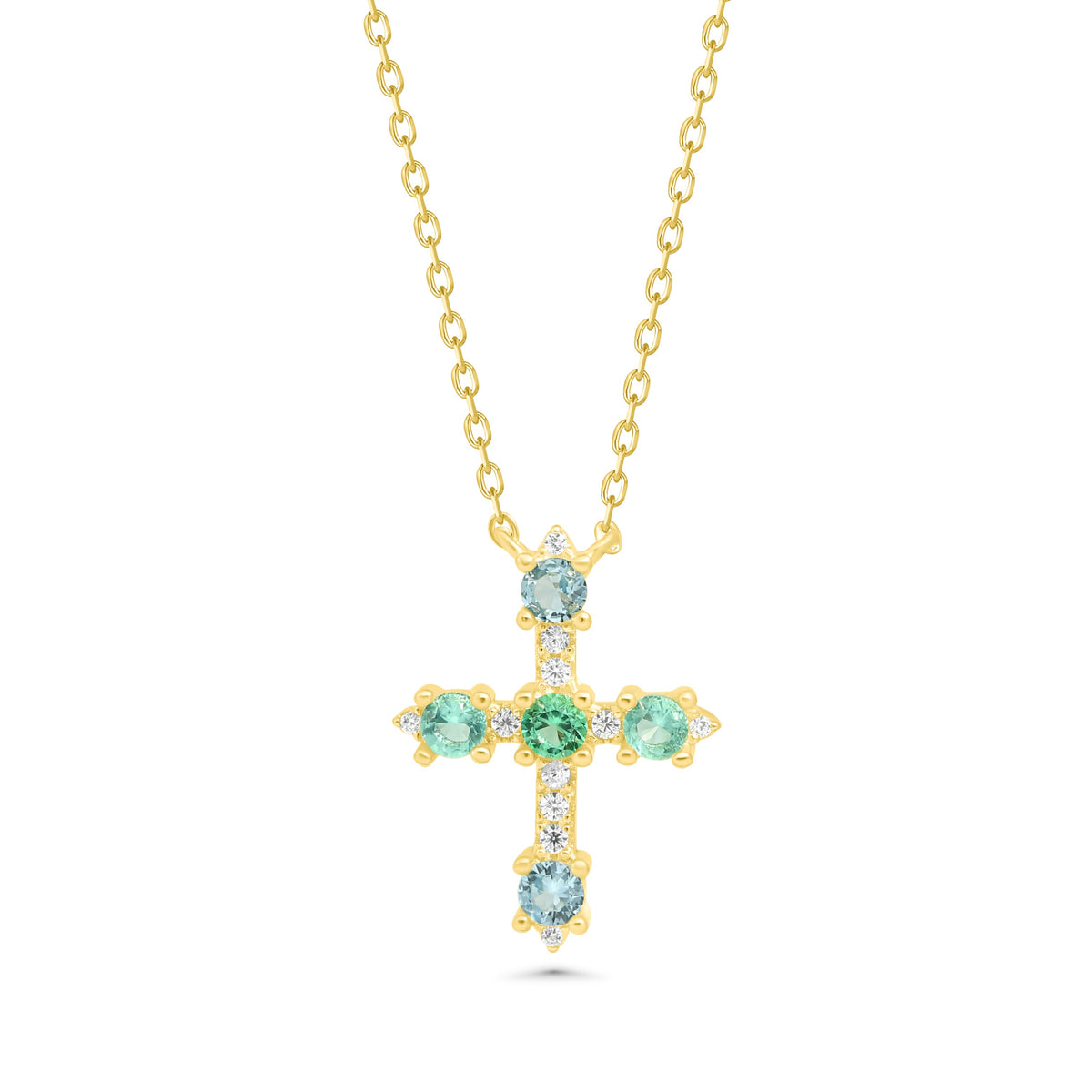 SREBRNA OGRLICA AZURE CROSS