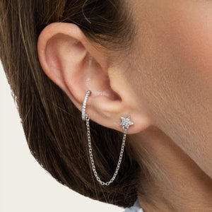 SREBRNE NAUŠNICE EMMELINE STAR