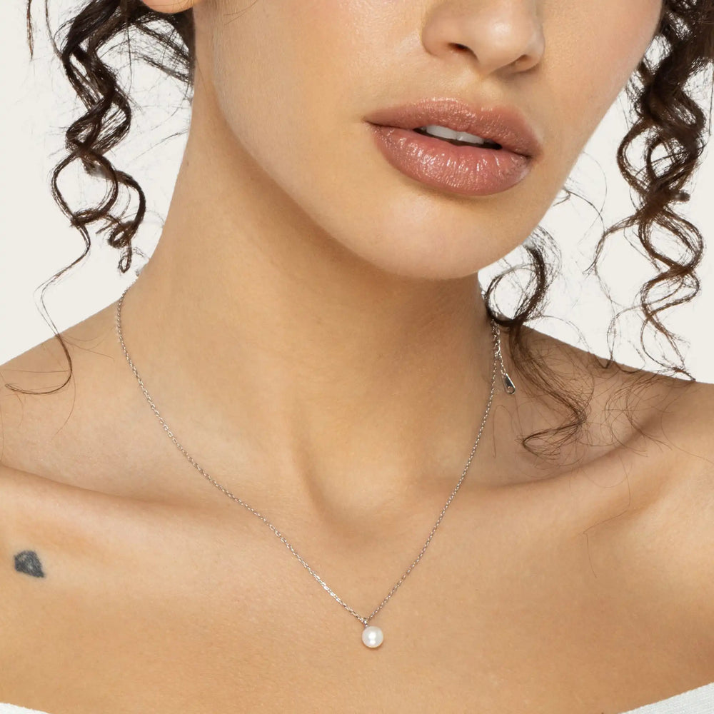 SREBRNA OGRLICA ELEGANT PEARL