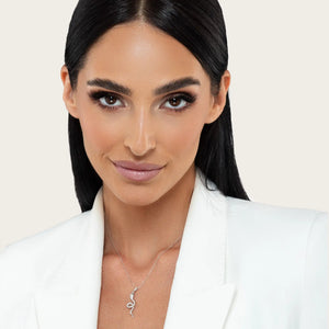 SREBRNA OGRLICA SNAKE TWIST