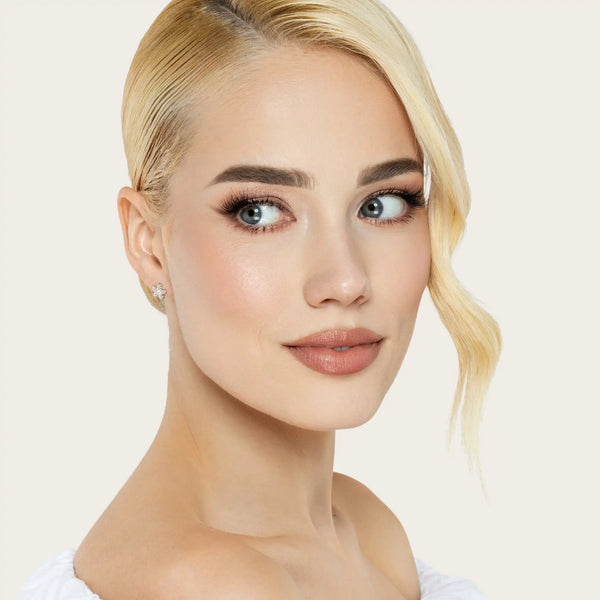 SREBRNE NAUŠNICE FLOWER JADE