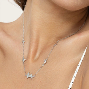 SREBRNA OGRLICA BUTTERFLY AURA