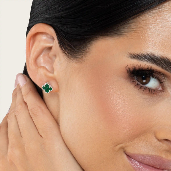 SREBRNE MINDJUŠE FOUR-LEAF