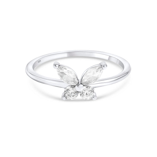 SREBRNI PRSTEN BUTTERFLY FIORA