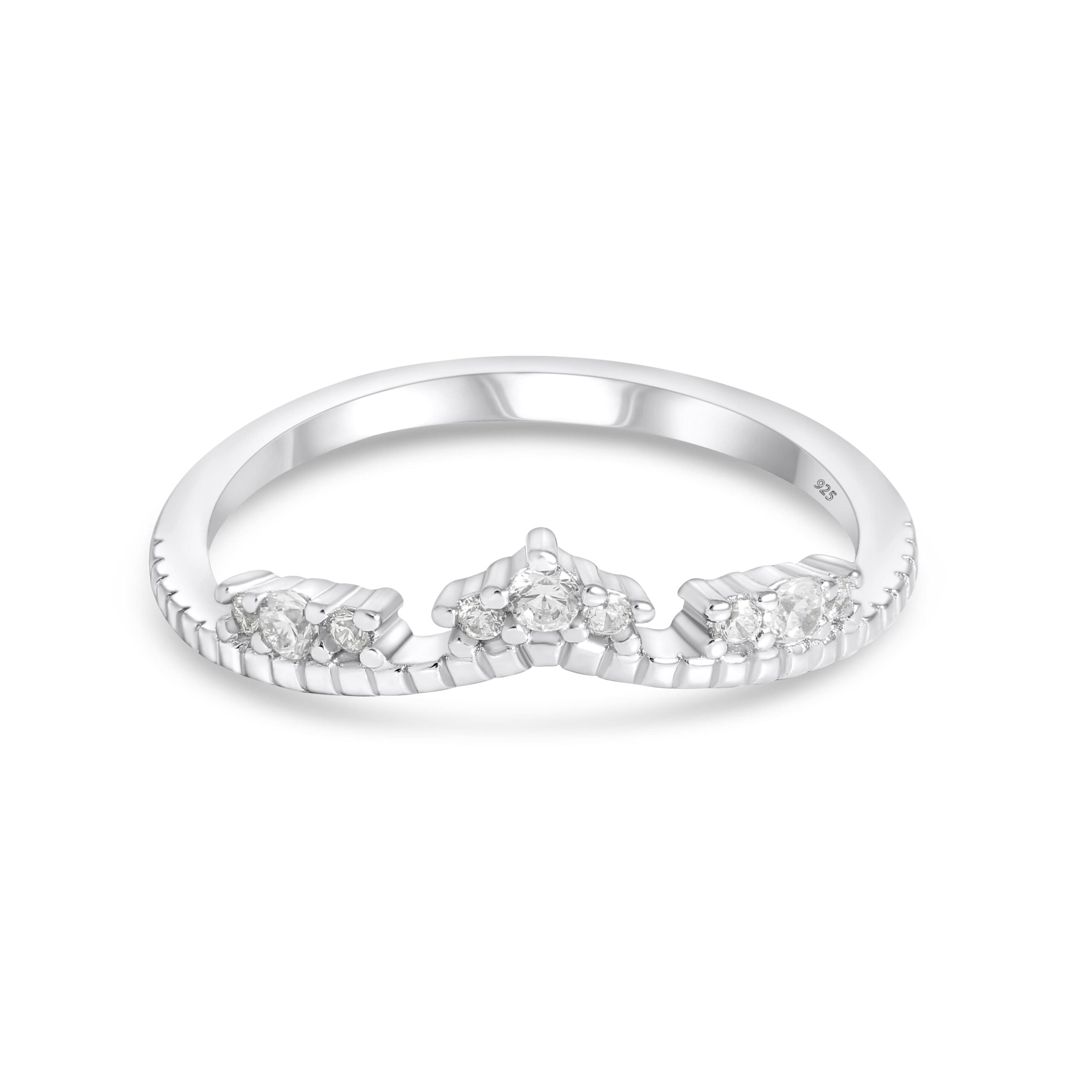 SREBRNI PRSTEN PRINCESS DIA