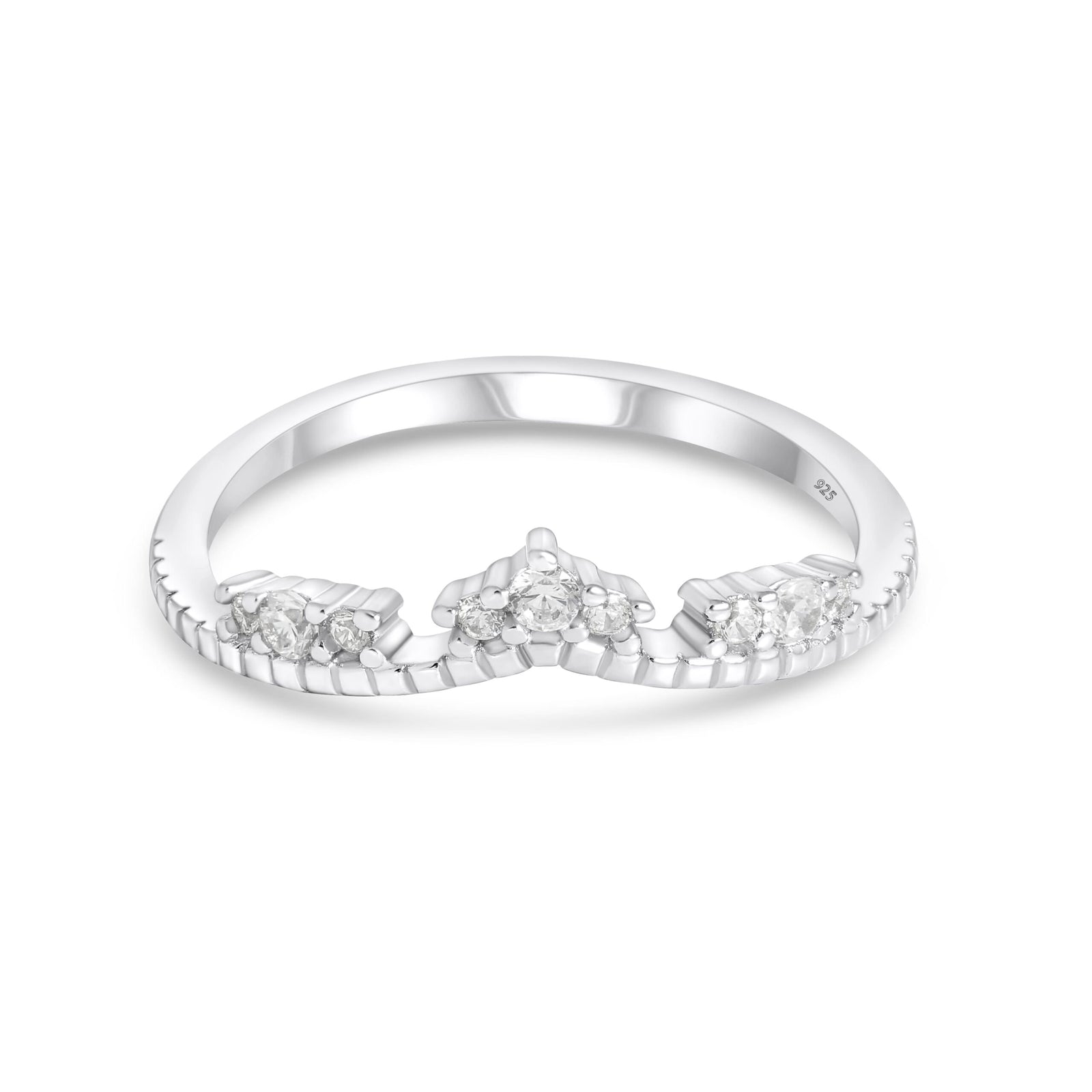 SREBRNI PRSTEN PRINCESS DIA