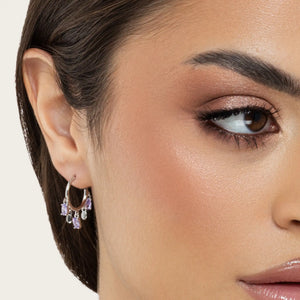 SREBRNE MINDJUŠE EDEN LILAC