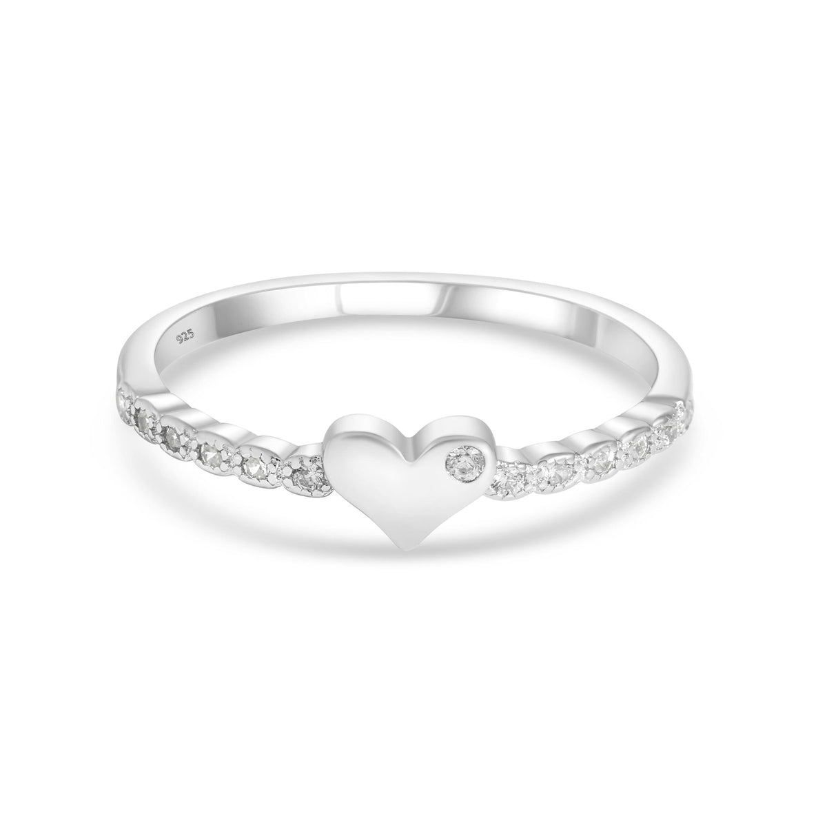 SREBRNI PRSTEN MINI HEART