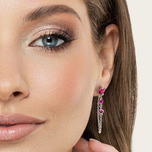 SREBRNE MINDJUŠE VELVET RUBY