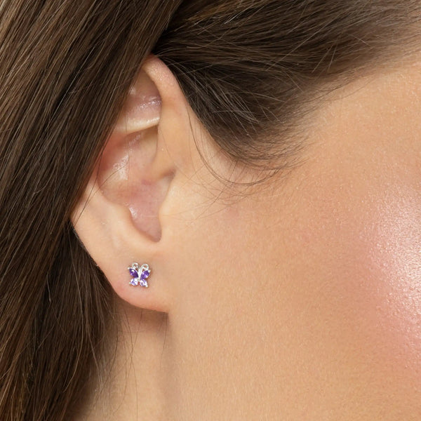 SREBRNE MINDJUŠE MICRO BUTTERFLY