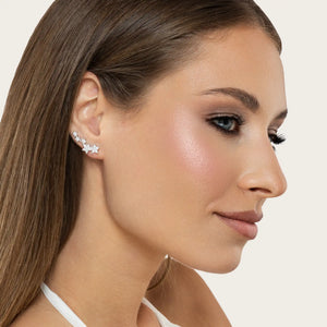 SREBRNE NAUŠNICE FALLING STARS