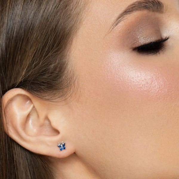 SREBRNE MINDJUŠE MICRO BUTTERFLY