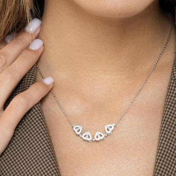 SREBRNA OGRLICA CLOVER OF HAPPINESS