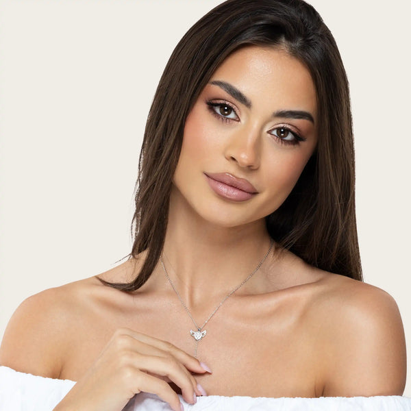 SREBRNA OGRLICA CUPID HEART