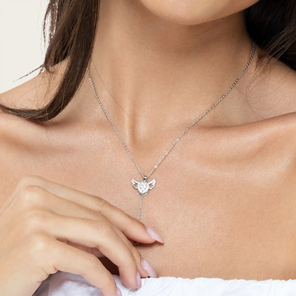 SREBRNA OGRLICA CUPID HEART