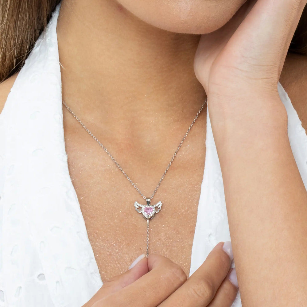SREBRNA OGRLICA CUPID HEART