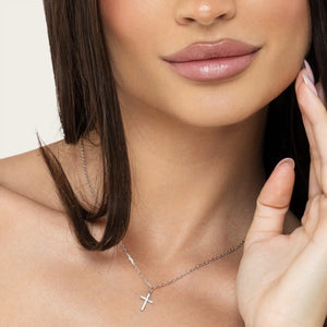 SREBRNA OGRLICA LITTLE CROSS