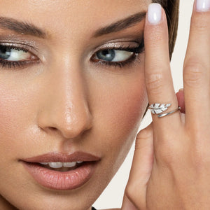 SREBRNI PRSTEN BROOK LEAF