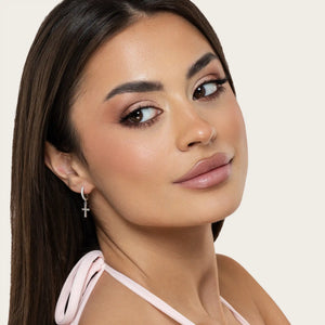 SREBRNE NAUŠNICE CHIC CROSS