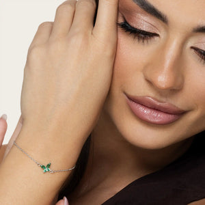 SREBRNA NARUKVICA BUTTERFLY FIORA