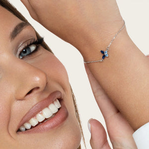 SREBRNA NARUKVICA BUTTERFLY FIORA