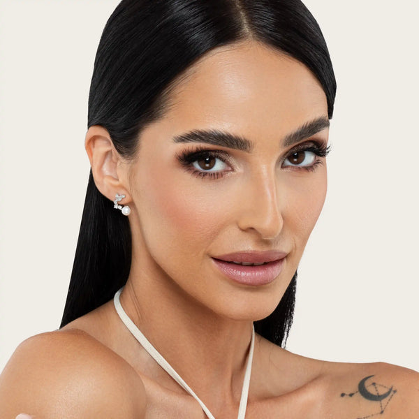 SREBRNE NAUŠNICE FOREST PEARL