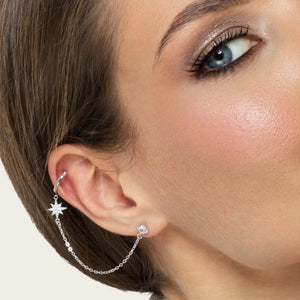 SREBRNE NAUŠNICE ALICE STAR