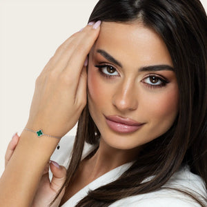 SREBRNA NARUKVICA FOUR-LEAF