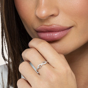 SREBRNI PRSTEN INFINITY ILLUSION