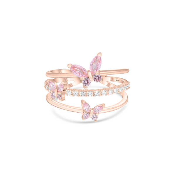 SREBRNI PRSTEN TRIPLE CHARM