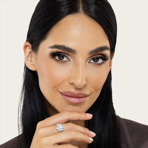 SREBRNI PRSTEN LANA BLOOM