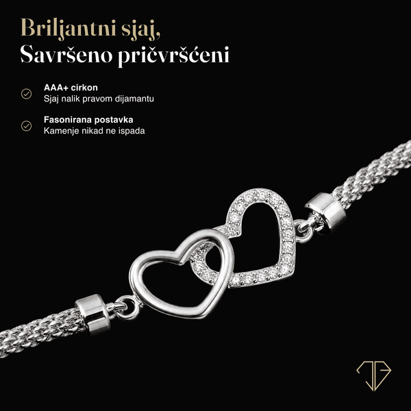 SREBRNA NARUKVICA LOVER