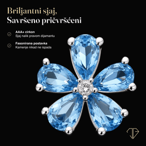 SREBRNE MINDJUŠE FLORAL DREAM
