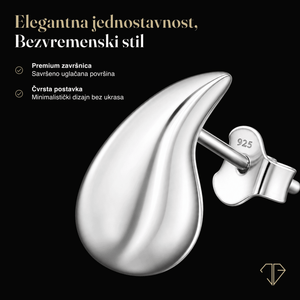 SREBRNE MINDJUŠE PETITE LUXE DROP