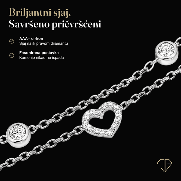 SREBRNA NARUKVICA LOVE'S JOURNEY