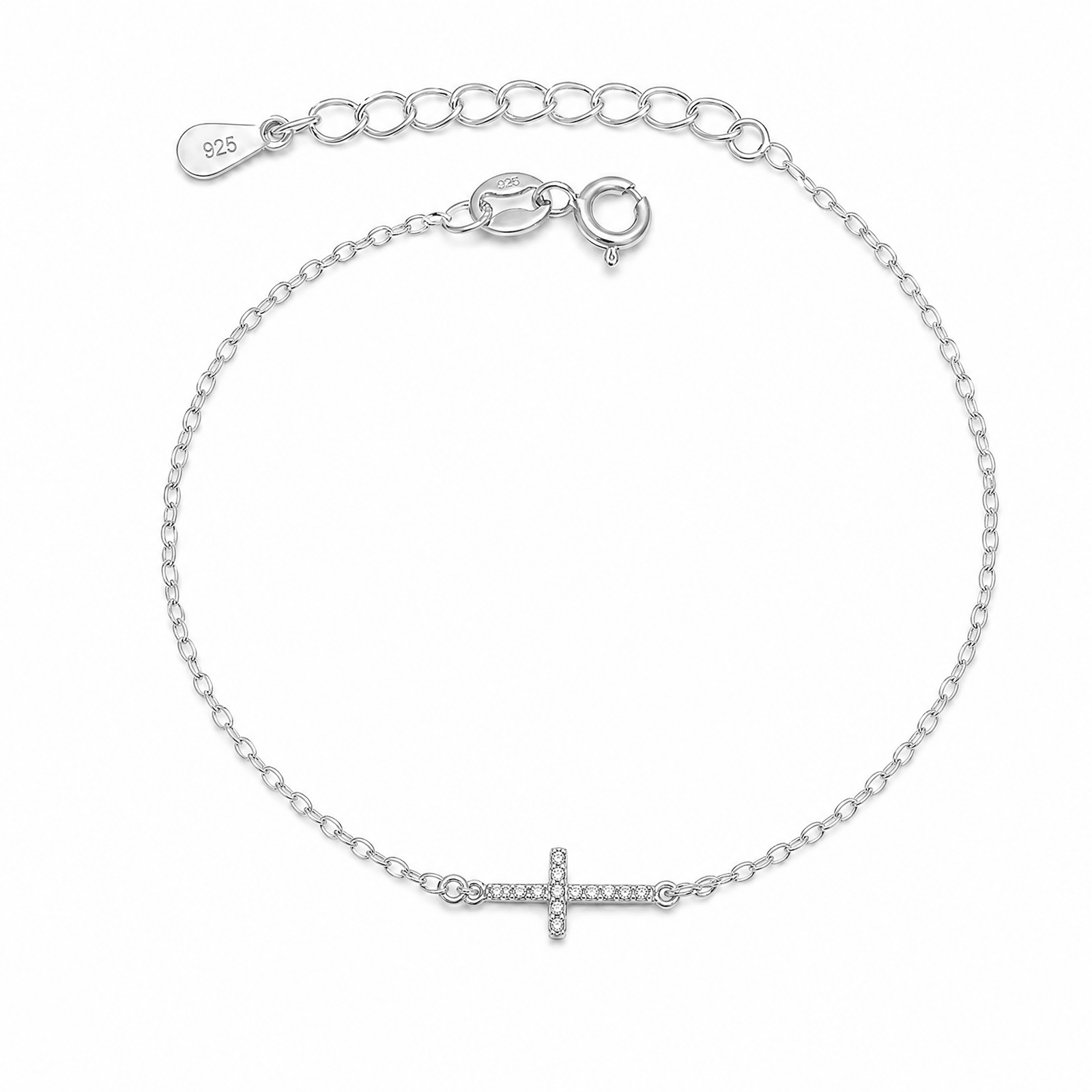 SREBRNA NARUKVICA LITTLE CROSS