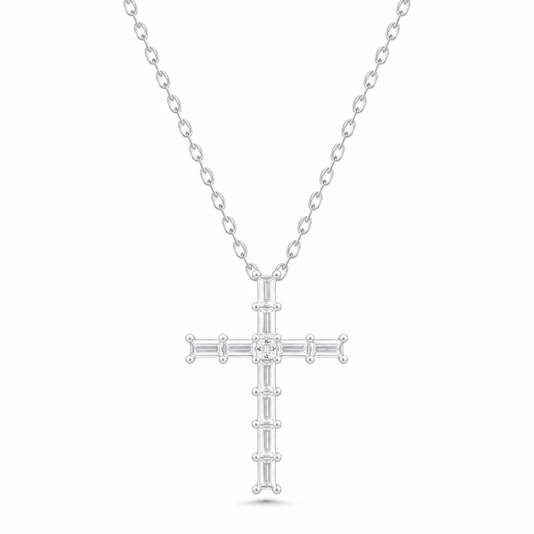 SREBRNA OGRLICA CROSS AMELIE