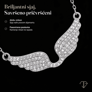SREBRNA OGRLICA ANGEL WINGS