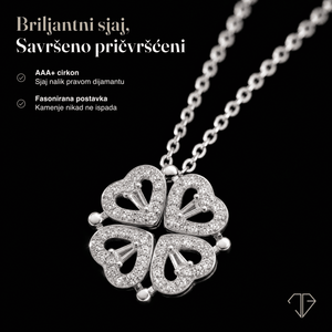SREBRNA OGRLICA CLOVER OF HAPPINESS