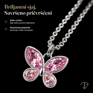 SREBRNA OGRLICA BUTTERFLY MOLY
