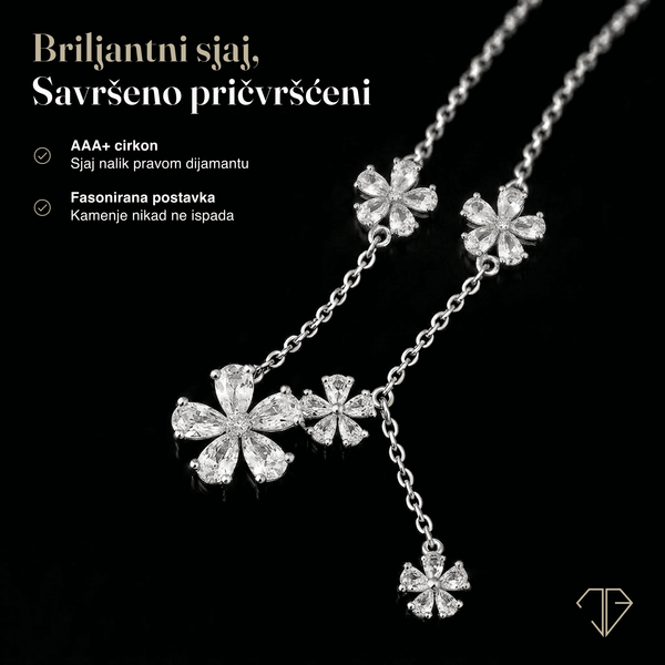 SREBRNA OGRLICA FLORAL DREAM