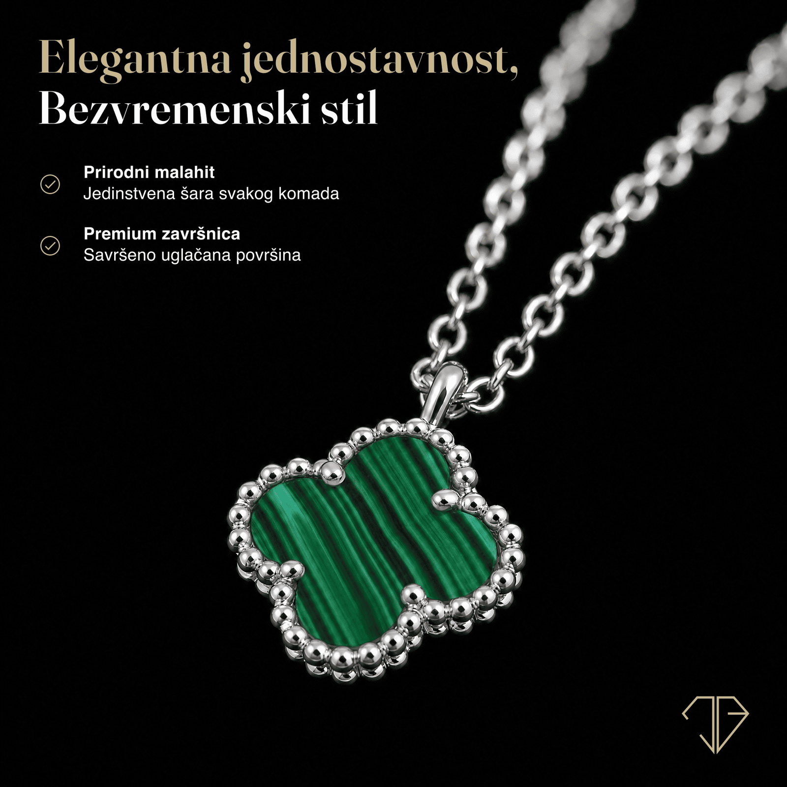 SREBRNA OGRLICA FOUR-LEAF