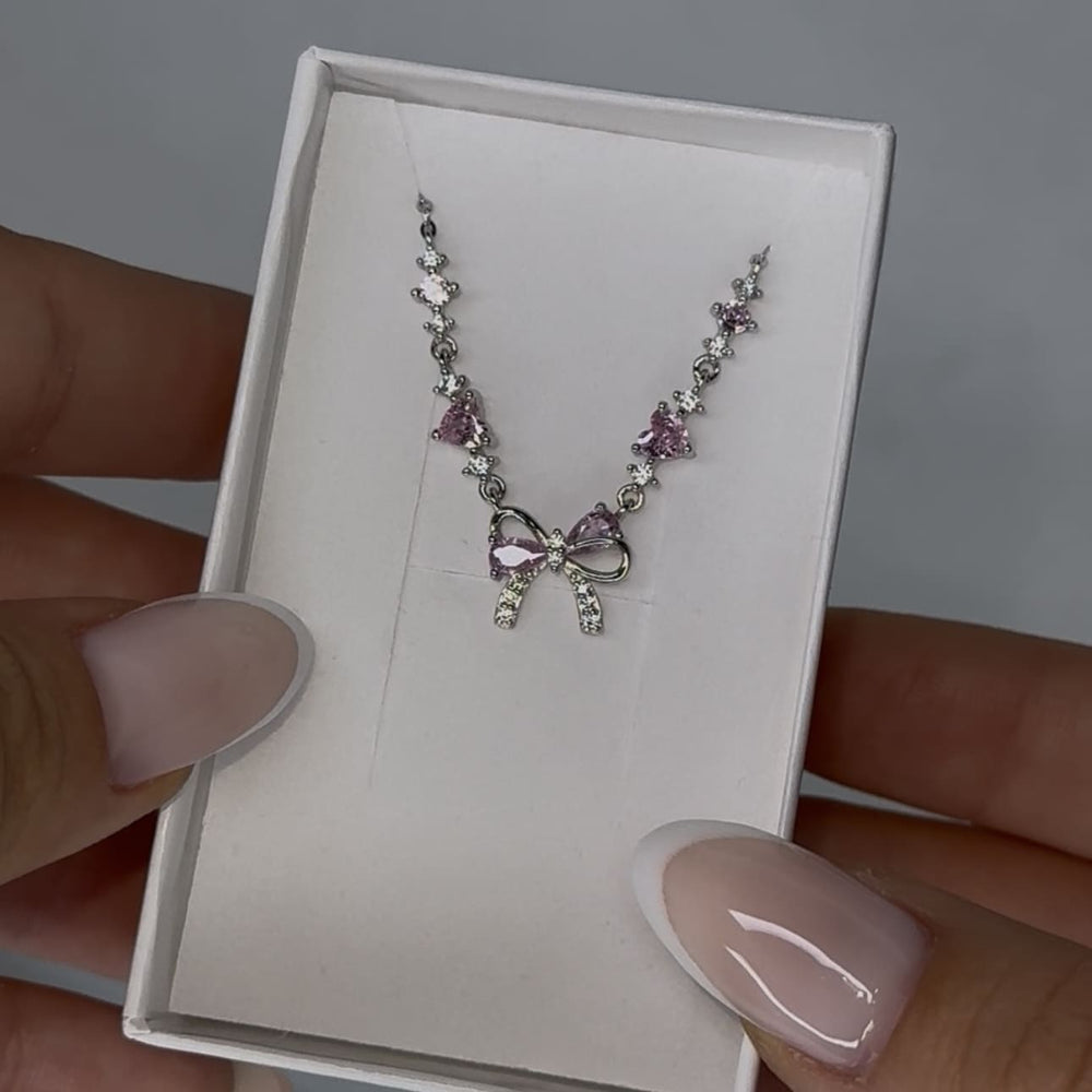 SREBRNA OGRLICA MATCHING BOW