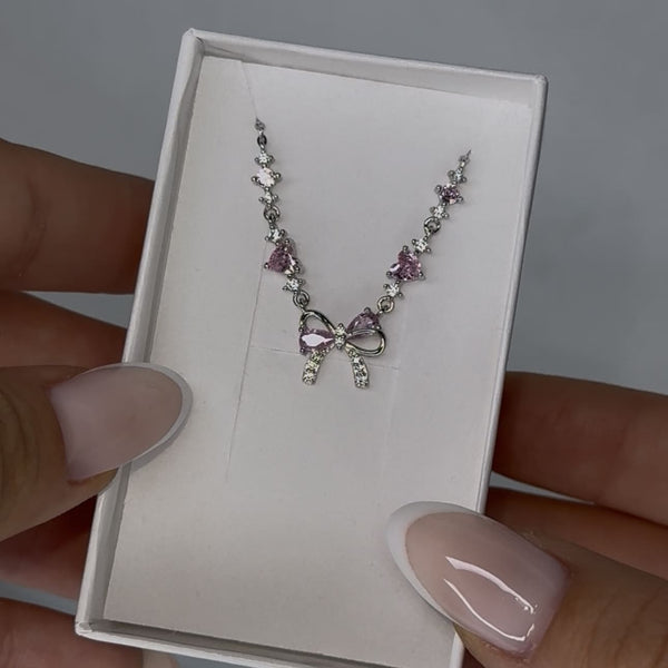 SREBRNA OGRLICA MATCHING BOW