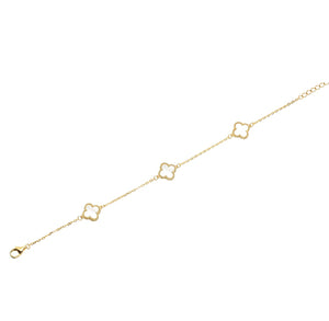 SREBRNA NARUKVICA FOUR-LEAF