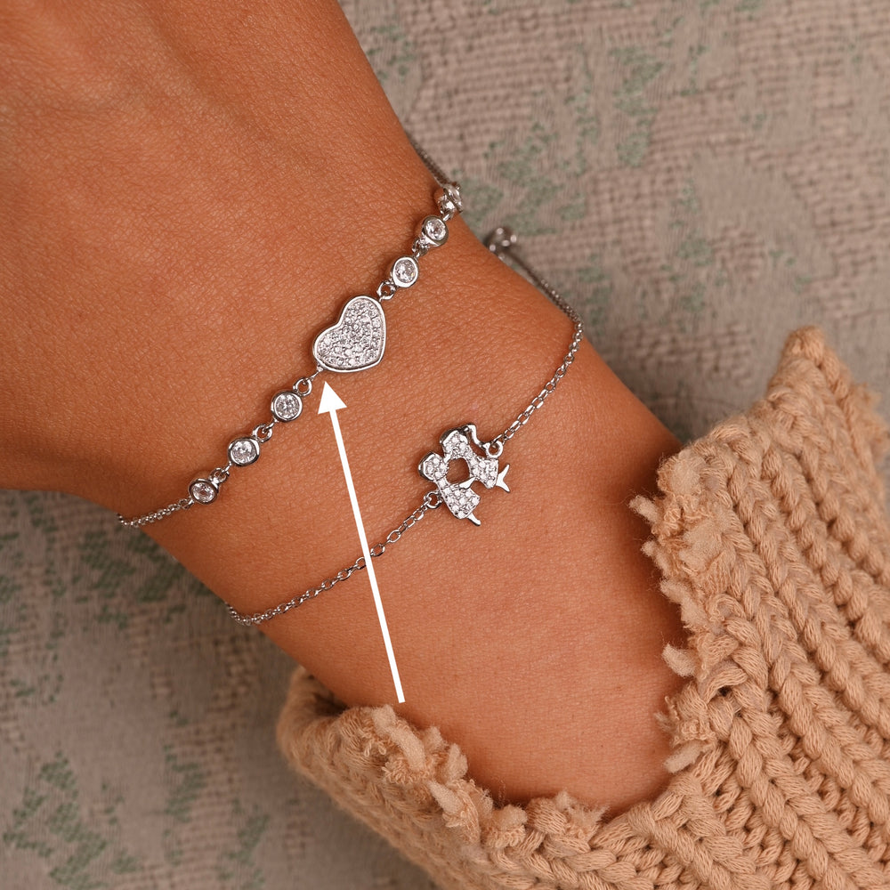 SREBRNA NARUKVICA DOLCE HEART