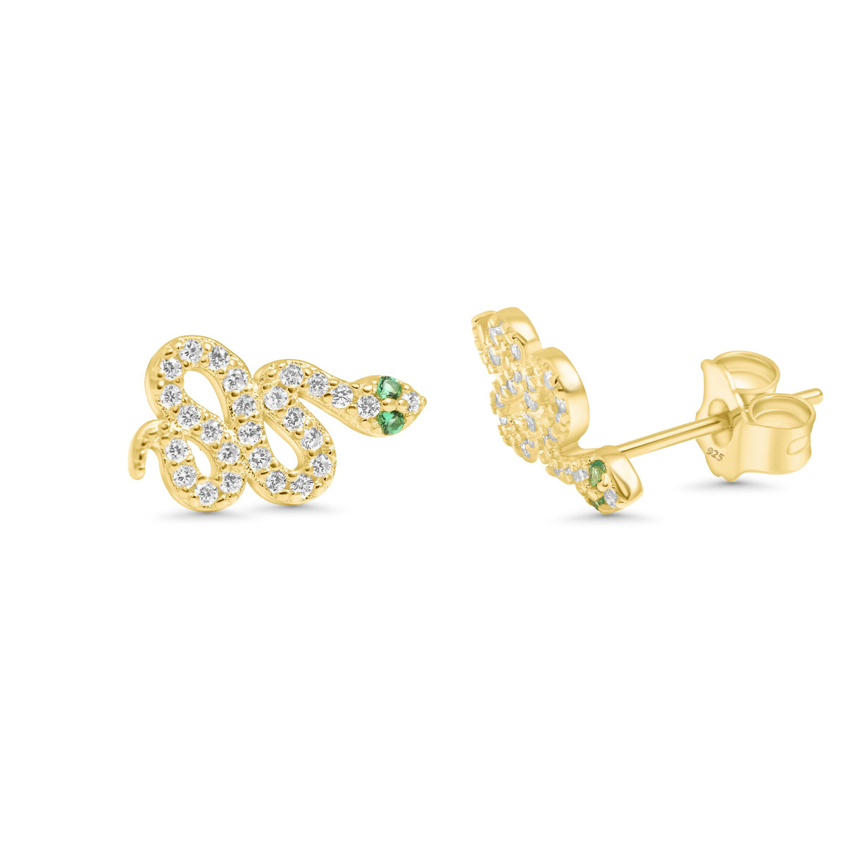 SREBRNE NAUŠNICE SNAKE ELEGANCE