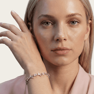 SREBRNA NARUKVICA TULIP