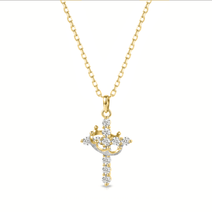 SREBRNA OGRLICA CROSS CROWN